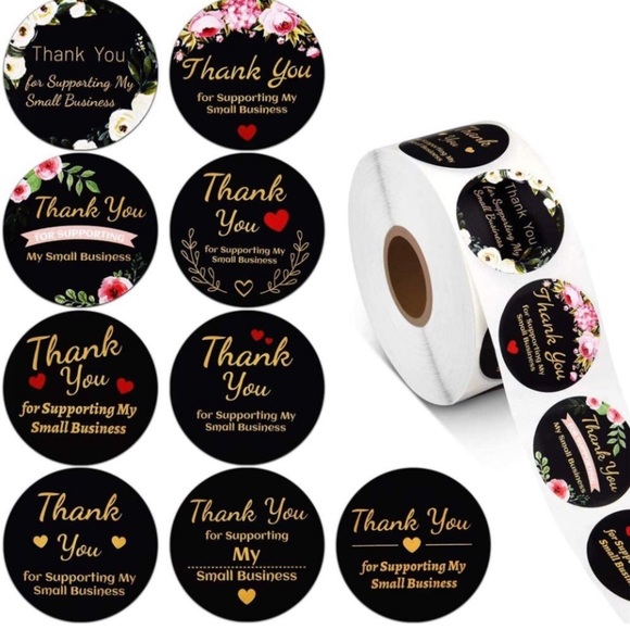 NEW Variety Sticker Set ~ 350 Pcs Poshmark Package "Thank you!" Gift Wrap Supply - Picture 6 of 16